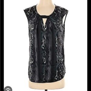 Trouvé Animal Print Blouse